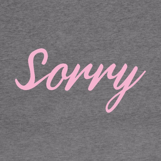 Sorry pink script by PaletteDesigns